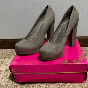 Candies suede heels.  Size 10.